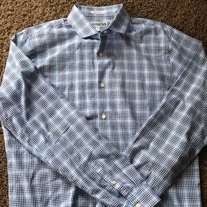 Men’s XL extra slim fit Express L/S dress shirt